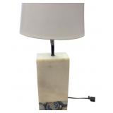 Blue /White Agate Table Lamp
