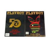 (2) Playboy Magazine Anniversary Issues, 40th &