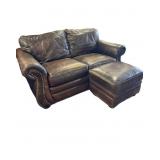 Traditional Top Grain Leather /Nailhead Trim