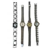 (4) Ladies Gucci Wrist Watches