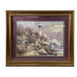 Thomas Kinkade "Costal splendor" framed print