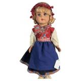 Vintage 1950s German Doll 15' Collectible