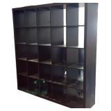25 Cubby Wooden Wall Shelf /Display Shelf
