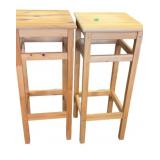 2 Wooden Plant Stands