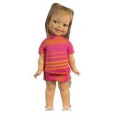 18' Ideal Giggles Doll, Head Tilts & Shakes,