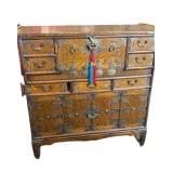 Antique Korean Cabinet Secret Drawer Cabinet