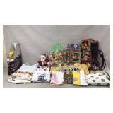 Bags, Fabrics, and Holiday-Themed Items