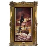 WOLFGANG ARTHUR SCHLIMME 'SPANISH SAILS' PAINTING