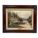 THOMAS KINKADE 'THE END OF A PERFECT DAY' LE PRINT