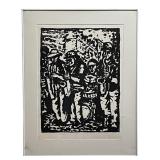 TOM JOHNSON 'JAZZ IN THE STREET' LITHOGRAPH