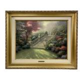 THOMAS KINKADE 'STAIRWAY TO PARADISE' EMBELLISHED