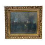 JOHAN HERMAN HERNAES 'CHICAGO' PASTEL ON BOARD