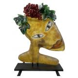 KELLY MCLANE 'SISTER OF MINE' CAST GLASS SCULPTURE