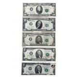 1963 - 2009 FEDERAL RESERVE NOTES $20 -$2