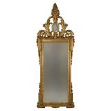 ANTIQUE GILT WOOD ITALIAN BAROQUE MIRROR