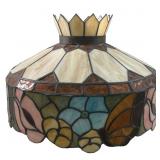 TIFFANY STYLE STAINED GLASS LAMP SHADE