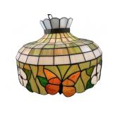 TIFFANY STYLE STAINED GLASS PENDANT LIGHT