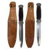 PAIR OF VALOR 142 JAPANESE THROWING KNIFES