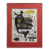 JOHN MIRO 'CARTONS' EXHIBITION LITHOGRAPH POSTER