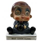 1960ï¿½S CAPRI CREATIONS BEST LOVER AWARD BOBBLEHEAD