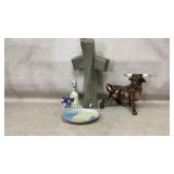 Thomas Kinkade Bell,Delft Blue Windmill,Ceramic