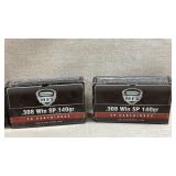 2 boxes of MFS .308 Win SP 140gr Ammunition