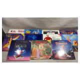 collection of vintage Walt Disney laserdisc