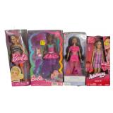 (4) Mattel Barbie Dolls, Latinistas, A Touch of