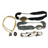 Vintage African Waist Beads, Asian Citrine