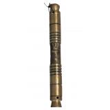 Vintage Brass Mezuzah Case with Klaf Scripture