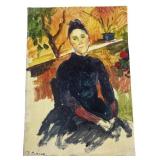 After Paul Cï¿½zanne ' Madame Cï¿½zanne in the
