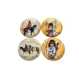 (4) Vintage De Grazia Collectorï¿½s Plates.