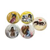 (5) Vintage De Grazia Collectorï¿½s Plates. Love