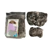(3) Paula Young Womenï¿½s Gray Wigs & Hair Clip-In