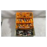 vintage Fenwick 1050 multi-tray tackle box