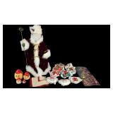 Vintage Christmas Decor & Cloth Ornaments,