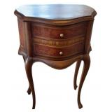 Demilune Two-Drawer Side Table Made in Egypt