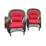 2 All Weather Wicker  Patio Chairs SOLD SOLD