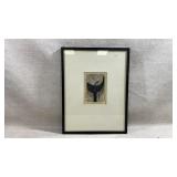 Artist T. Shichida hand painted wood block