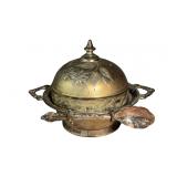Antique Victorian Silverplate Covered Butter Dish