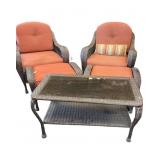 5 pc Outdoor All Weather Wicker Patio Furniture