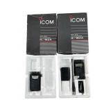 (2) Icom IC-W2A dual-band Ham radios