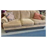 Nailhead Trim Upholstered Sofa Clean