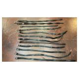 Large group of Dickies leather belts