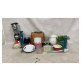Decorative Items and Kitchenware Lot