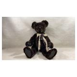 vtg Ginny rae bear family style dark brown
