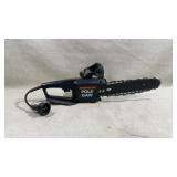 corded electric Remington chainsaw featuring a