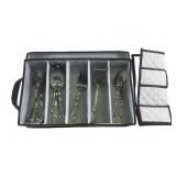 Oneida Silver-Plated Flatware Set With Case