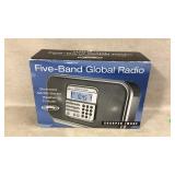 Sharper image ct800 five-band global radio