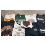 collection of vintage and graphic t-shirts
